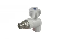 Кран для радиатора угловой верхний 20х1/2" с латунным шаром Millennium 3M42-vre-200b000